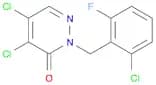 2-(2-Chloro-6-fluorobenzyl)-4,5-dichloro-pyridazine-3-(2H)-one