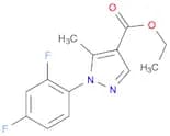 1H-Pyrazole-4-carboxylic acid, 1-(2,4-difluorophenyl)-5-methyl-, ethyl ester