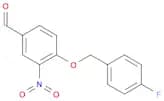 4-[(4-fluorobenzyl)oxy]-3-nitrobenzene carbaldehyde
