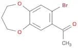 1-(8-bromo-3,4-dihydro-2H-1,5-benzodioxepin-7-yl)ethan-1-one