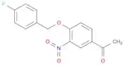 Ethanone, 1-[4-[(4-fluorophenyl)methoxy]-3-nitrophenyl]-