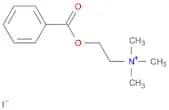 Ethanaminium, 2-(benzoyloxy)-N,N,N-trimethyl-, iodide (1:1)