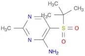 4-Pyrimidinamine, 5-[(1,1-dimethylethyl)sulfonyl]-2-methyl-