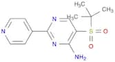 5-(tert-Butylsulfonyl)-2-(pyridin-4-yl)pyrimidin-4-amine
