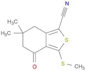 Benzo[c]thiophene-1-carbonitrile, 4,5,6,7-tetrahydro-6,6-dimethyl-3-(methylthio)-4-oxo-
