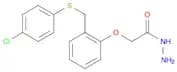2-(2-(((4-Chlorophenyl)thio)methyl)phenoxy)acetohydrazide