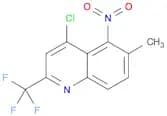 4-Chloro-6-methyl-5-nitro-2-(trifluoromethyl)quinoline
