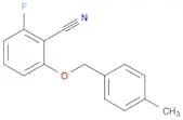 2-FLUORO-6-(4-METHYLBENZYLOXY)BENZONITRILE