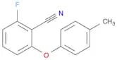 2-Fluoro-6-(4-methylphenoxy)benzonitrile