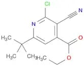 Ethyl 6-(tert-butyl)-2-chloro-3-cyanoisonicotinate