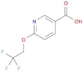 3-Pyridinecarboxylic acid, 6-(2,2,2-trifluoroethoxy)-