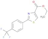 4-Thiazolecarboxylic acid, 2-[4-(trifluoromethyl)phenyl]-, ethyl ester