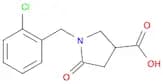 1-(2-Chlorobenzyl)-5-oxopyrrolidine-3-carboxylic acid