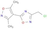 3-(Chloromethyl)-5-(3,5-dimethylisoxazol-4-yl)-1,2,4-oxadiazole