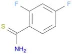 Benzenecarbothioamide, 2,4-difluoro-