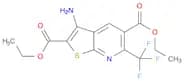 Thieno[2,3-b]pyridine-2,5-dicarboxylic acid, 3-amino-6-(trifluoromethyl)-, 2,5-diethyl ester