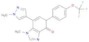 1-Methyl-7-(1-methyl-1h-pyrazol-4-yl)-5-(4-trifluoromethoxy-phenyl)-1,5-dihydro-benzoimidazol-4-one