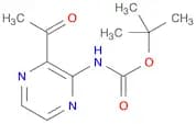 Carbamic acid, N-(3-acetyl-2-pyrazinyl)-, 1,1-dimethylethyl ester