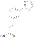 3-(3-(Oxazol-2-yl)phenyl)propanamide