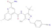 2,4-Quinolinedicarboxamide, N4-[1-[(4-cyanophenyl)methyl]-5-methyl-3-(trifluoromethyl)-1H-pyrazol-…