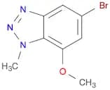1H-Benzotriazole, 5-bromo-7-methoxy-1-methyl-