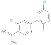 4-Chloro-2-(5-chloro-2-fluorophenyl)-5-(prop-1-en-2-yl)pyridine