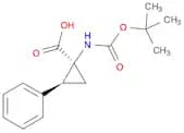 (1S,2S)-1-{[(tert-butoxy)carbonyl]amino}-2-phenylcyclopropane-1-carboxylic acid