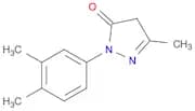 3H-Pyrazol-3-one, 2-(3,4-dimethylphenyl)-2,4-dihydro-5-methyl-