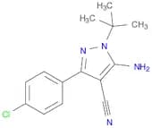 5-Amino-1-(tert-butyl)-3-(4-chlorophenyl)-1H-pyrazole-4-carbonitrile