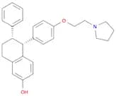 2-NAPHTHALENOL, 5,6,7,8-TETRAHYDRO-6-PHENYL-5-[4-[2-(1-PYRROLIDINYL)ETHOXY]PHENYL]-, (5R,6S)-
