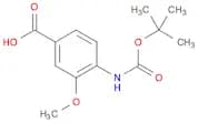 Benzoic acid, 4-[[(1,1-dimethylethoxy)carbonyl]amino]-3-methoxy-