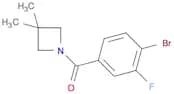 (4-Bromo-3-fluorophenyl)(3,3-dimethylazetidin-1-yl)methanone