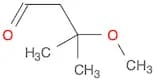 3-methoxy-3-methylbutanal