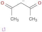 2,4-Pentanedione, ion(1-), lithium (1:1)