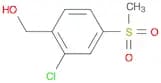 Benzenemethanol, 2-chloro-4-(methylsulfonyl)-