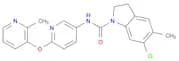 1H-Indole-1-carboxamide, 6-chloro-2,3-dihydro-5-methyl-N-[6-[(2-methyl-3-pyridinyl)oxy]-3-pyridiny…
