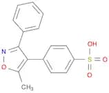 Benzenesulfonic acid, 4-(5-methyl-3-phenyl-4-isoxazolyl)-