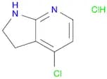 1H-Pyrrolo[2,3-b]pyridine, 4-chloro-2,3-dihydro-, hydrochloride (1:1)