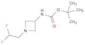 Carbamic acid, N-[1-(2,2-difluoroethyl)-3-azetidinyl]-, 1,1-dimethylethyl ester