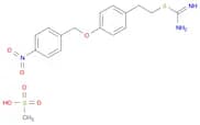 CARBAMIMIDOTHIOIC ACID, 2-[4-[(4-NITROPHENYL)METHOXY]PHENYL]ETHYL ESTER, METHANESULFONATE (1:1)