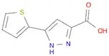 1H-Pyrazole-3-carboxylic acid, 5-(2-thienyl)-