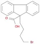 9H-Fluorene-9-carboxylic acid, 9-(4-bromobutyl)-