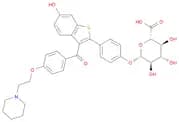 4-[6-Hydroxy-3-[4-[2-(1-piperidinyl)ethoxy]benzoyl]benzo[b]thien-2-yl]phenyl β-D-glucopyranosiduro…
