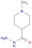 4-Piperidinecarboxylic acid, 1-methyl-, hydrazide