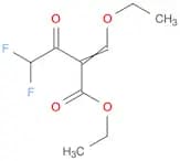 Butanoic acid, 2-(ethoxymethylene)-4,4-difluoro-3-oxo-, ethyl ester
