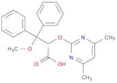 (2S)-2-[(4,6-dimethylpyrimidin-2-yl)oxy]-3-methoxy-3,3-diphenylpropanoic acid