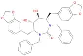 2H-1,3-Diazepin-2-one, 4,7-bis(1,3-benzodioxol-5-ylmethyl)hexahydro-5,6-dihydroxy-1,3-bis(phenylme…