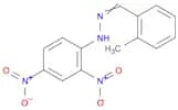 Benzaldehyde, 2-methyl-, 2-(2,4-dinitrophenyl)hydrazone