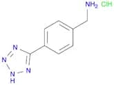 [4-(1H-1,2,3,4-tetrazol-5-yl)phenyl]methanamine hydrochloride