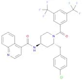 4-Quinolinecarboxamide, N-[(2R,4S)-1-[3,5-bis(trifluoromethyl)benzoyl]-2-[(4-chlorophenyl)methyl]-…